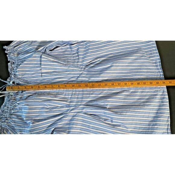 Tibi Garcon Striped Shirred Off Shoulder Top Womens 6 - Picture 12 of 13